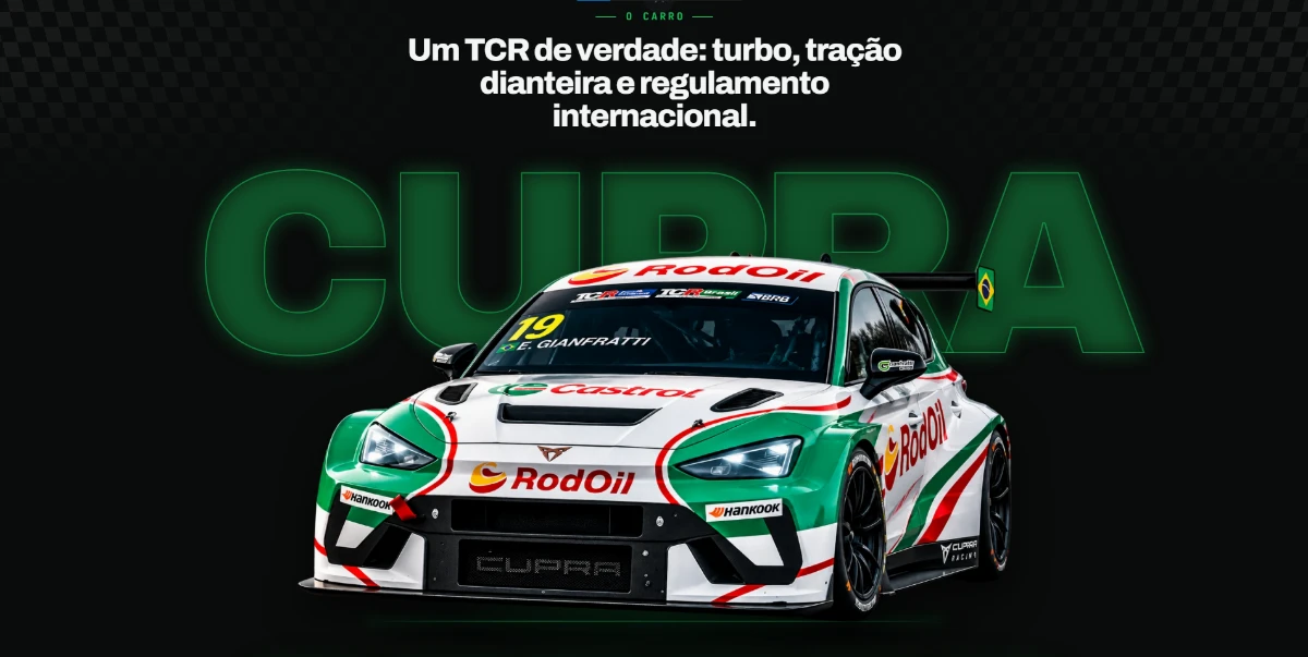 Seção do carro TCR